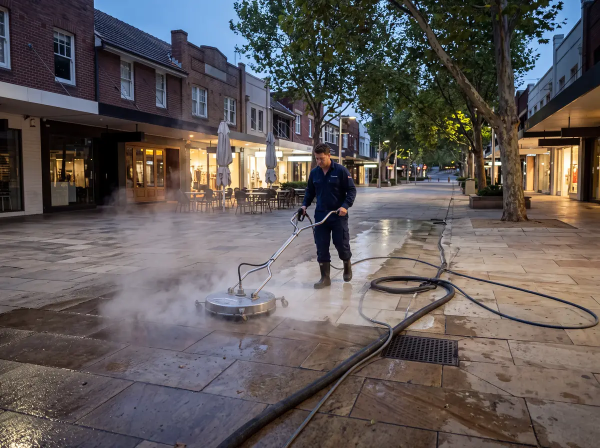 Commercial Pressure Cleaning in Sydney by The Prestige Standard