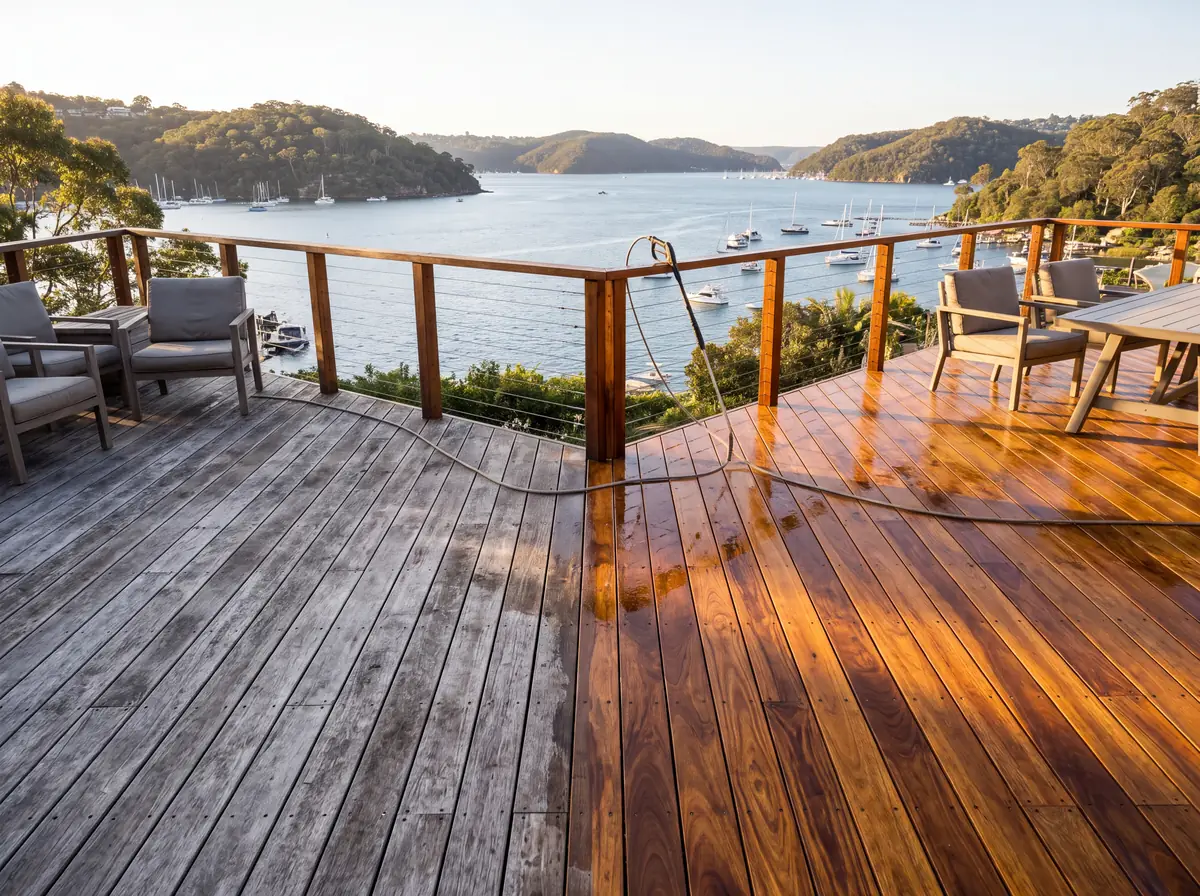 Deck & Patio Cleaning in Sydney by The Prestige Standard