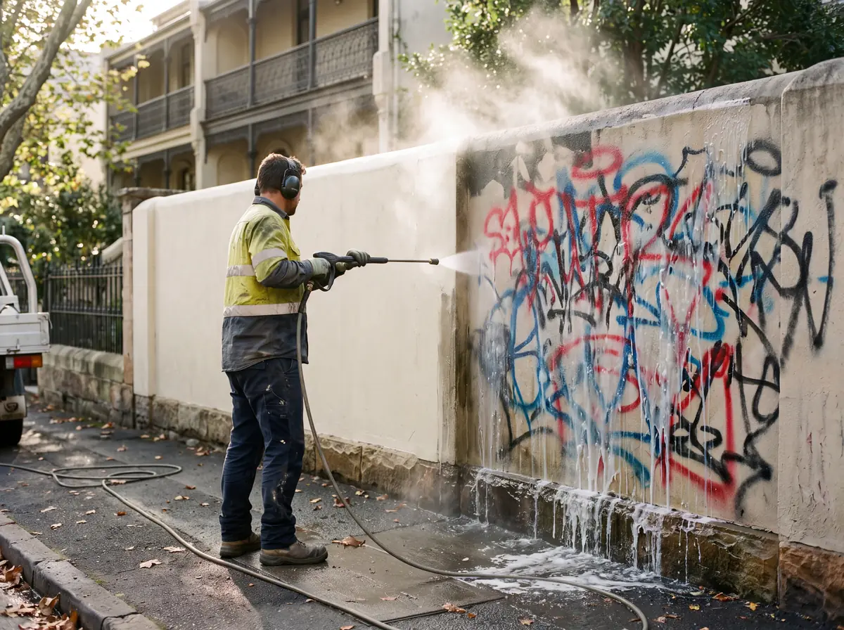 Graffiti Removal in Sydney by The Prestige Standard