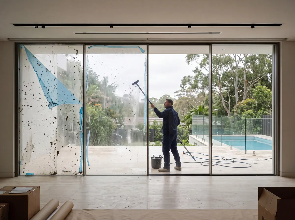 Post-Construction Window Cleaning in Sydney by The Prestige Standard