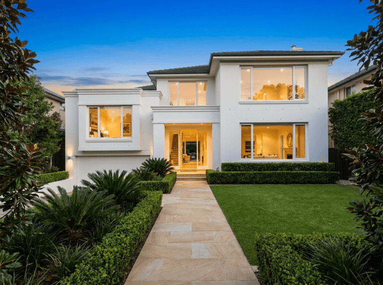 Sydney home exterior showing salt weathering on the coastal side of the harbour