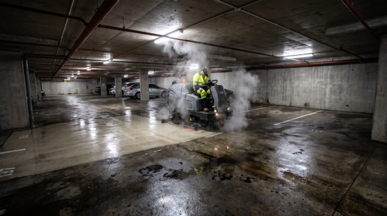 Underground car park cleaning in Sydney — The Prestige Standard